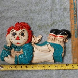 Raggedy Ann Vintage 1977 Antique Wall Hanging